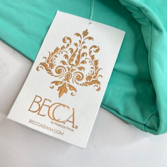 Becca by Rebecca Virtue NEW Jordan Tab Side Hipster Bikini Bottoms Sz Medium - Picture 6 of 12